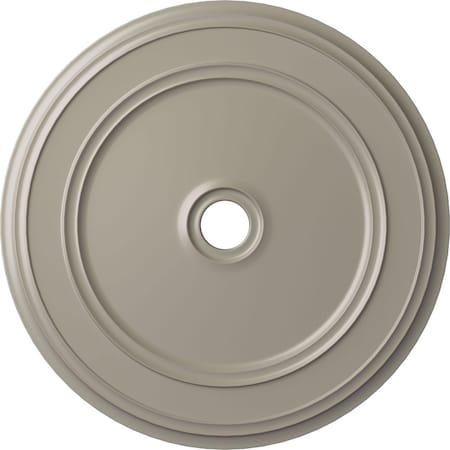 Classic Ceiling Medallion (Fits Canopies up to 5 1/2"), 41 1/8"OD x 4"ID x 2 1/8"P, Pearl White